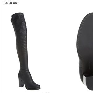 Calvin Klein Knee High Black Boots